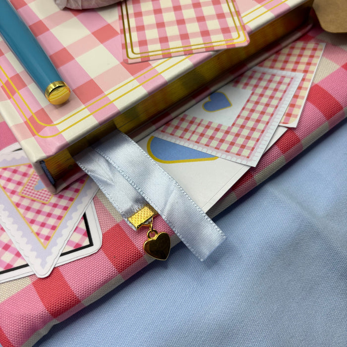 Pink gingham Gift Set 🎁✨ GINGHAM JOURNALS