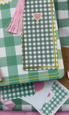 Gingham “Teal + Pink ” Little heart Gift Set GINGHAM JOURNALS