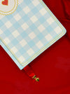 Gingham “Blue + Red” Little heart Gift Set GINGHAM JOURNALS
