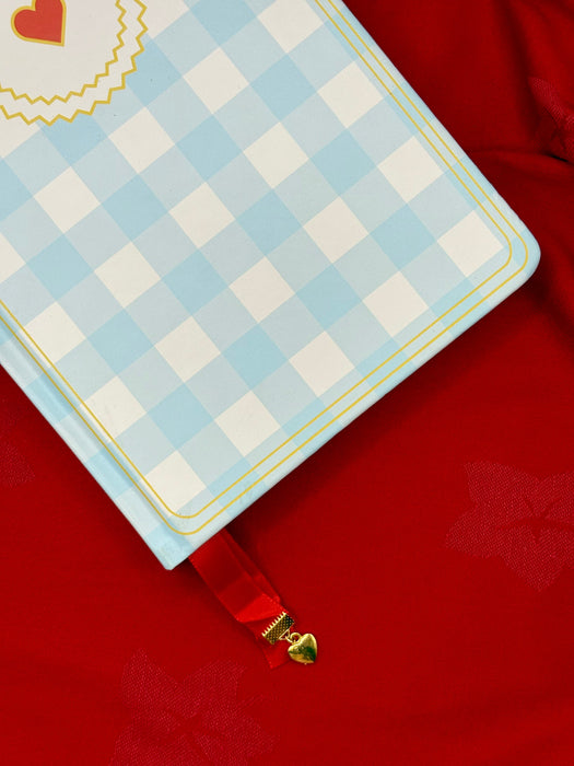 Gingham “Blue + Red” Little heart Gift Set GINGHAM JOURNALS