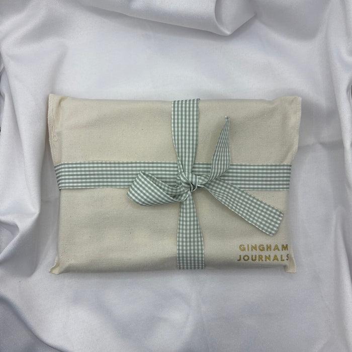 Light blue gingham Gift Set🎁✨ GINGHAM JOURNALS