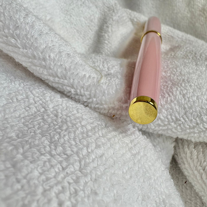 Pink Metal Pen : Black Gel Ink