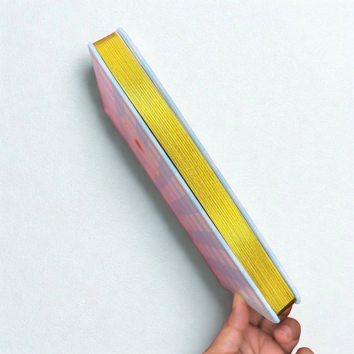 Gingham “ Blue + Red Little heart” Limited Edition Premium Bullet Journal GINGHAM JOURNALS