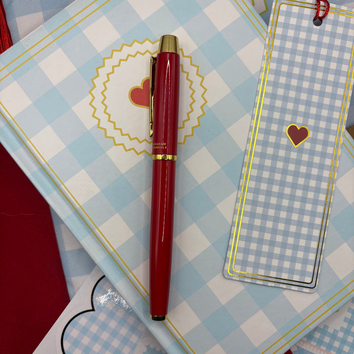 Light blue gingham Gift Set🎁✨ GINGHAM JOURNALS