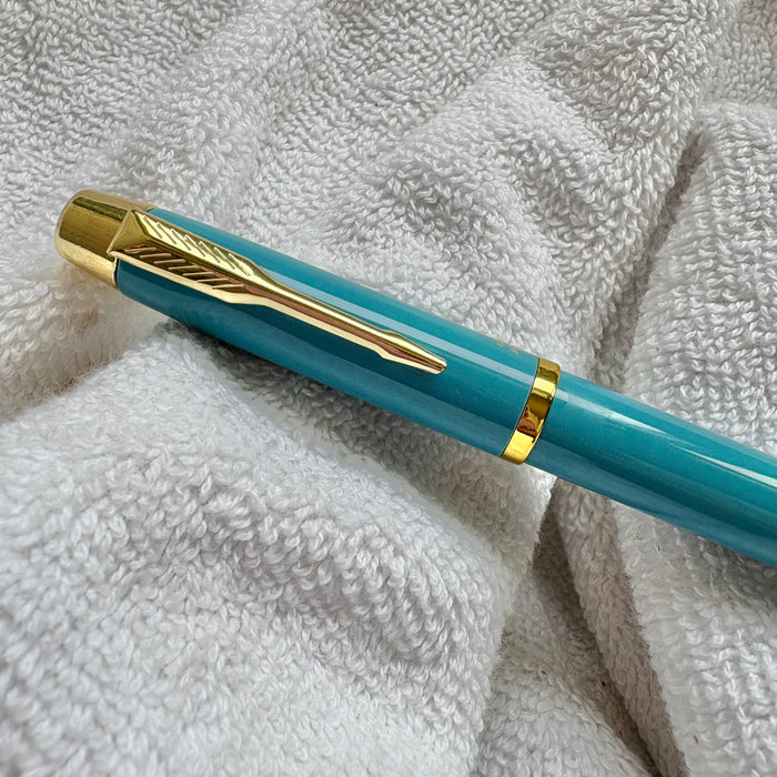 Cobalt Blue Metal Pen : Black Gel Ink