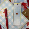 Gingham “Blue + Red” Little heart Gift Set GINGHAM JOURNALS