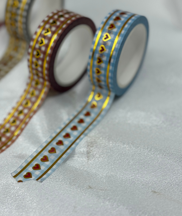 Light blue gingham Gift Set🎁✨ GINGHAM JOURNALS