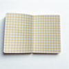 Gingham yellow “Butterfly” Greeting Card Limited Edition GINGHAM JOURNALS