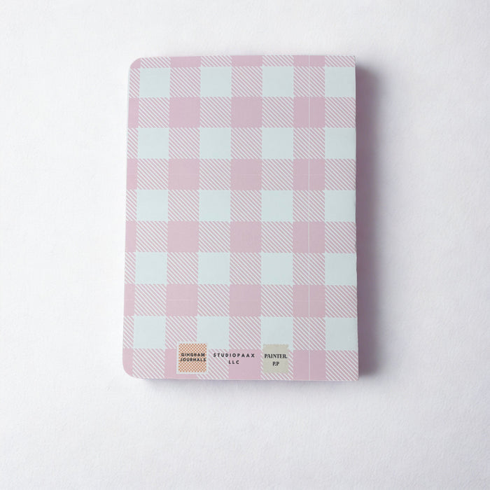 Gingham “Lady in pink” Greeting Card Limited Edition GINGHAM JOURNALS