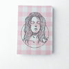 Gingham “Lady in pink” Greeting Card Limited Edition GINGHAM JOURNALS