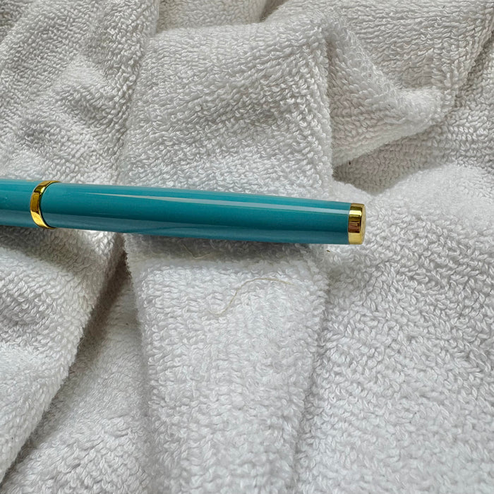 Cobalt Blue Metal Pen : Black Gel Ink