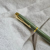 Matcha green Metal Heavy Pen : Black Gel Ink GINGHAM JOURNALS