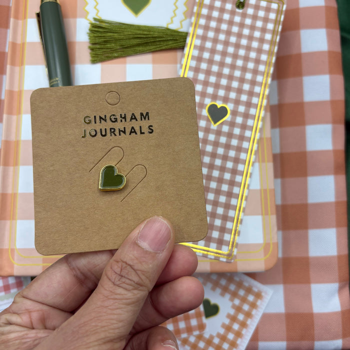 Peach gingham Gift Set 🎁✨ GINGHAM JOURNALS