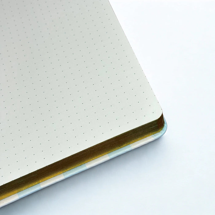 Gingham “ Blue + Red Little heart” Limited Edition Premium Bullet Journal GINGHAM JOURNALS