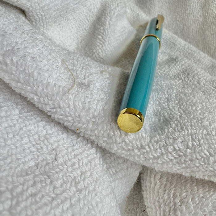 Cobalt Blue Metal Pen : Black Gel Ink