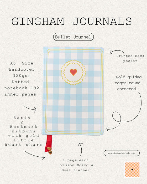 A5 Bullet Journals Notebooks Bundle (Dotted,Grid,Lined,Blank) 🎁📚✨
